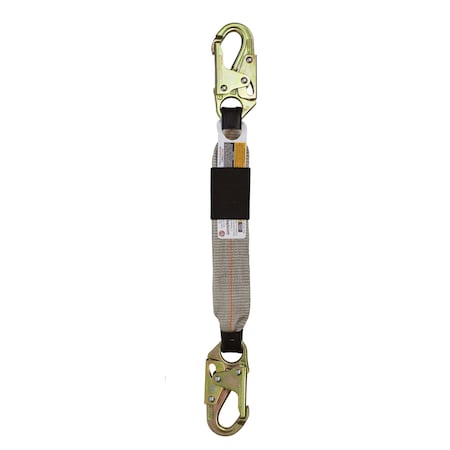Super Anchor Safety Extender Web Lanyard A-End Snaphook B-End Snaphook. 6002-SS